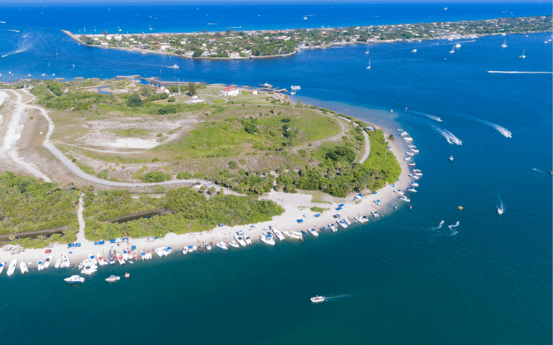 Peanut Island Sandbar