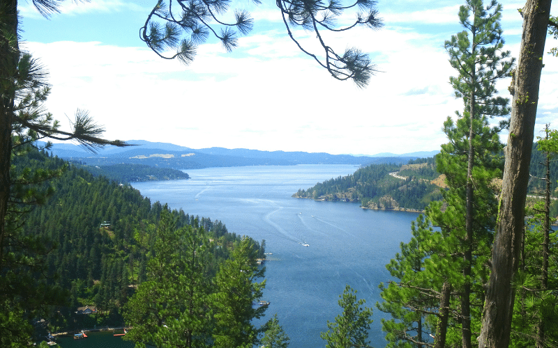 Mineral Ridge Lake Coeur d'Alene