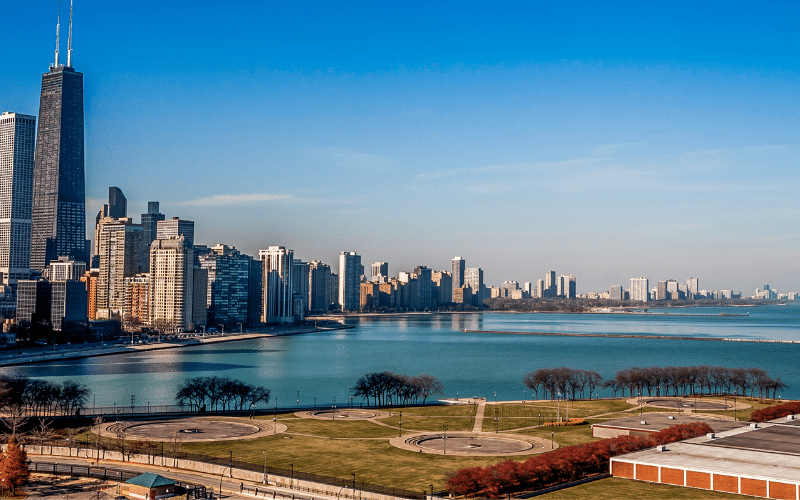 Chicago Lake Michigan