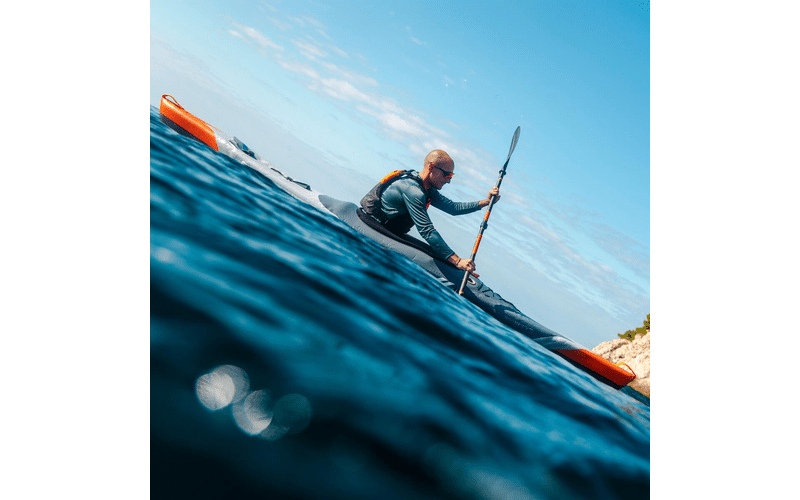 Decathlon Itiwit Kajakpaddel Carbon X500 zweiteilig