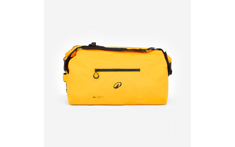 Decathlon Reisetasche 40 l wasserfest IPX6 mit Rollverschluss