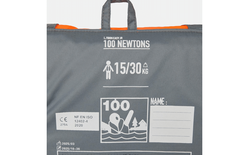 Decathlon Rettungsweste Kinder LJ100N Easy 15 bis 40 kg